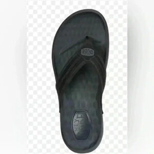 Hey Dude Mens Myers Flip Classic Black 9 NWT